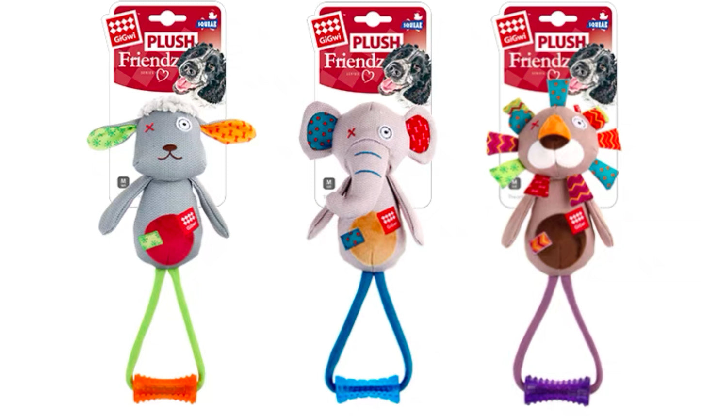 GiGwi - Plush Friend - Dog Toy With Puller